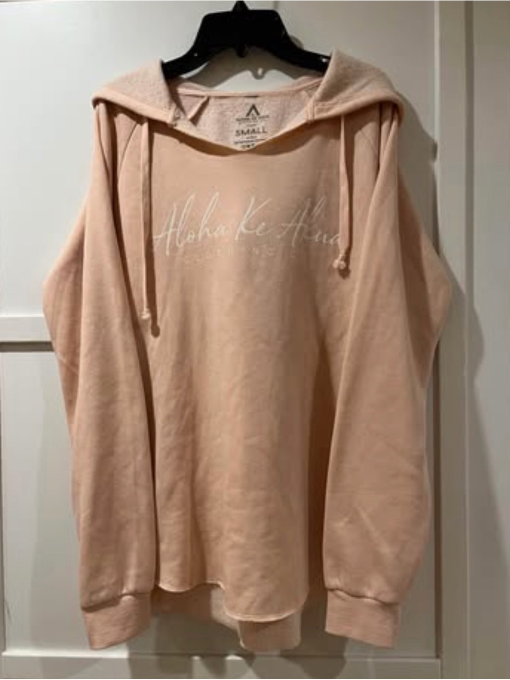 NWOT Aloha Ke Akua Maui Pink Pullover Hoodie S
